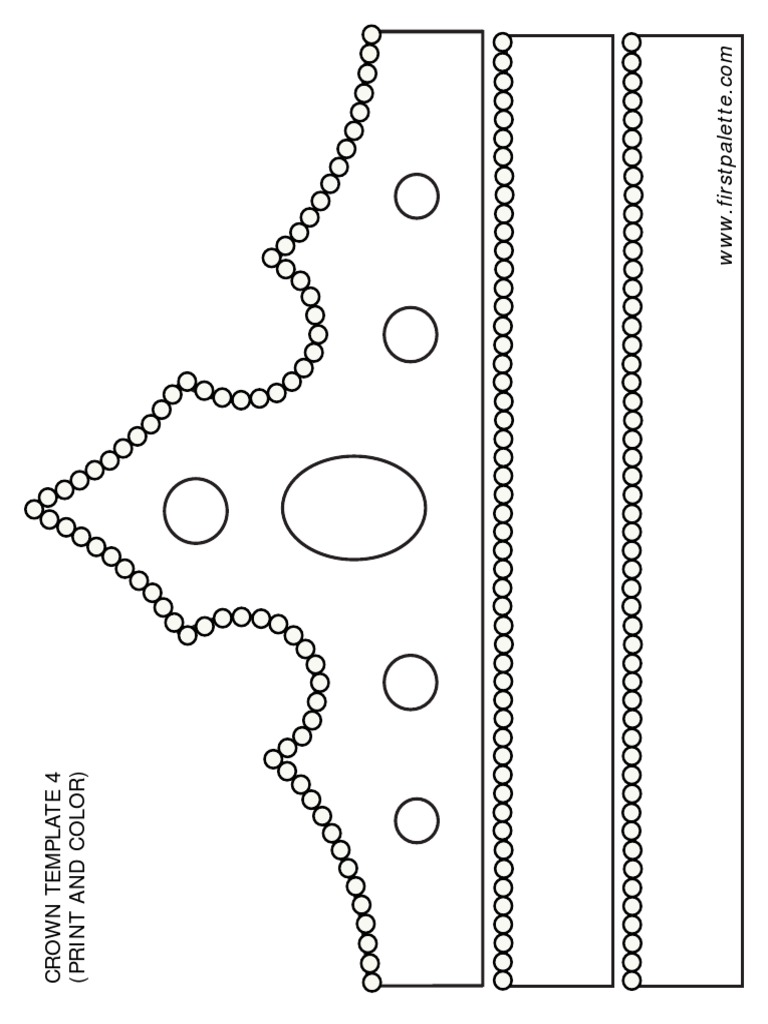 Sablon Kruna Za Devojcice | PDF