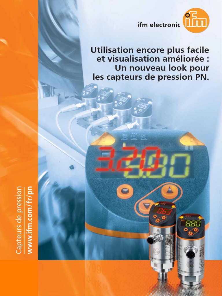 Ifm Pressure Sensors PN Brochure 2014 FR PDF PDF Science