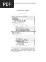 Investment Law in Eritrea