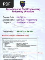 2 - Basic Fortran