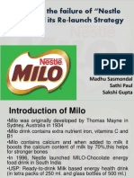 Study On The Failure of "Nestle Milo" and Its Re-Launch Strategy