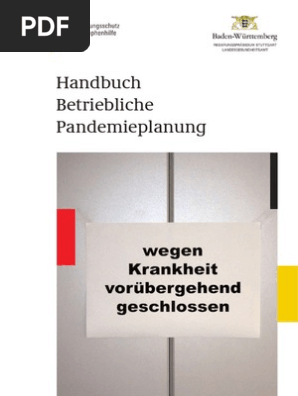 Handbuch Betriebliche Pandemieplanung