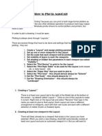 Autocad Plotting manual