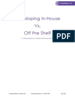 Inhouse Vs Off The Shelf May