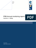 PRB Annual monitoring report 2013 Volume 4 - Safety