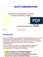 Lesson 6 - Corporate Communication and Organizational Change
