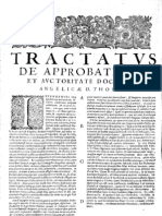 CT (1654 Ed.) t1 - 06 - Tractatus de Approbatione Et Auctoritate ...