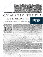 CT [1654 Ed.] t1 - 09 - Quaestio 3, De Simplicitate Dei