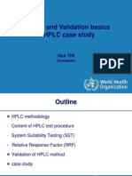 Method Validation HPLC Case Study