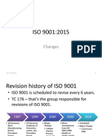 ISO 9001-2015 Changes