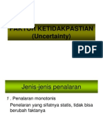 FAKTOR KETIDAKPASTIAN