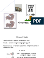 Kimyasal Kinetik Ders Notları PDF