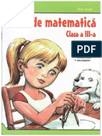 Caiet de Matematica - Clasa A III-a