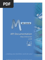 MIDAS API Documentation v2.00