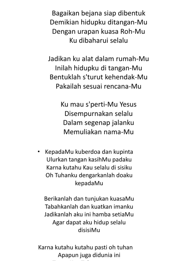 Bagaikan Bejana Siap Dibentuk Pdf