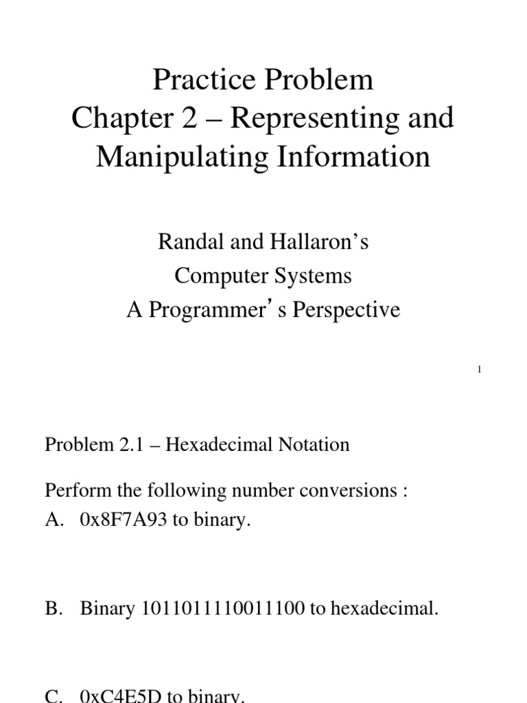 Hexadecimal and Boolean Operations Guide | PDF | Areas Of Computer ...