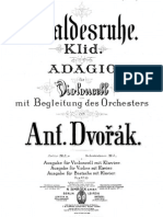 Dvorak Waldesruhe Klid - Adagio - Cello - Piano PDF