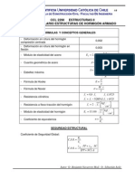 Formulario Estructuras de Hormigón 2014 PDF