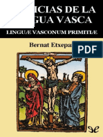 Lingu Vasconum Primiti (Es) de Bernat Etxepare r1.0 PDF