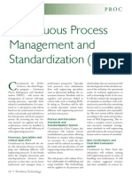 Petrobras Continuous Process Management and Standardization Project
