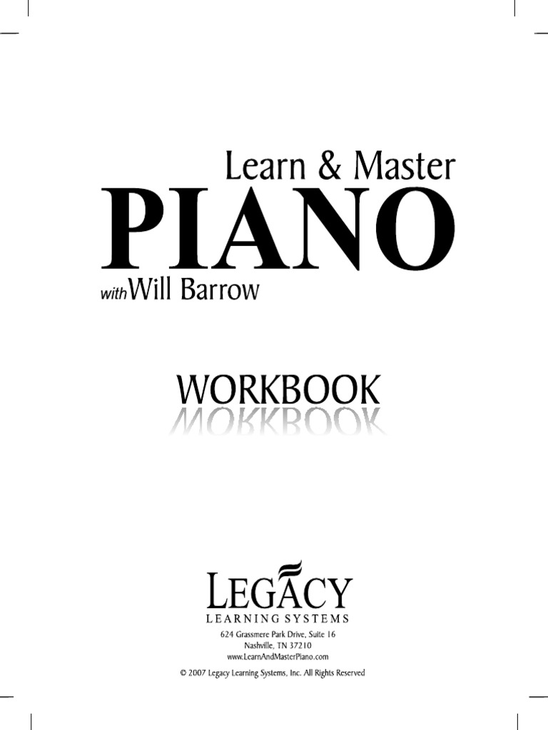 Learn & Master Piano Lesson Book PDF PDF Entertainment (General)