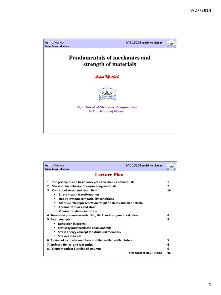 Stress Strain Notes Download Free Pdf Stress Mechanics