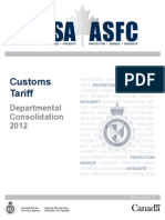 Customs Tarrif PDF