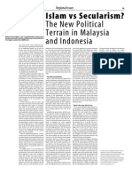 ISIM 4 Islam Vs Secularism The New Political Terrain in Malaysia and Indonesia