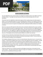 Ng Sensor Light Install Notice