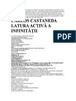 Carlos Castaneda - Latura Activa A Infinitatii