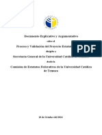Documento Argumentativo y Explicativo Proceso Federativo UCT PDF