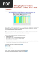 Download Download Billing Explorer Terbaru DeskPro8 Windows 7  Vista 2010  Full Versiondocx by Witarsa SN242542505 doc pdf