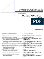 Bizhub Pro 951 Parts Manual