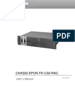 Optical Line Terminal OLT Chassi Epon FK-C32-RAC User S Manual-Furukawa 2581 - UMFKC32REV01 PDF
