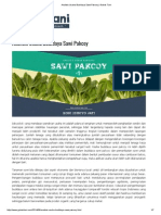 Analisis Usaha Budidaya Sawi Pakcoy - Gubuk Tani PDF