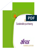 Sustainable Purchasing: ISO/PC 277