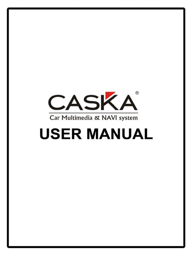 Caska Multimedia System User Manual | PDF | I Pod | Electronics