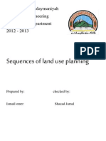 Sequences of Land Use Planning