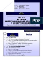 Tema 10 Momentos Segundos de Superficie y Momentos de Inercia - Pps