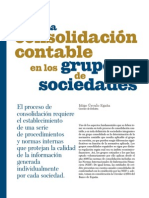 La Consolidacion Contable en Los Grupos de Sociedades PDF