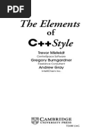 The Elements of C++ Style PDF