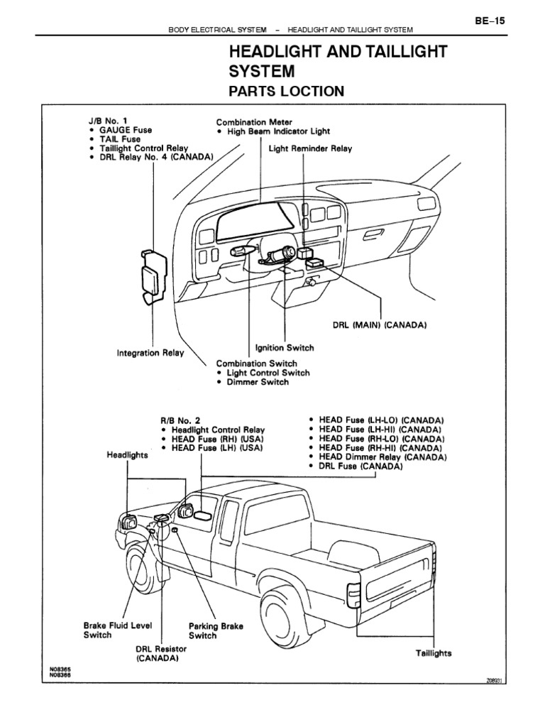 Headlight and Taillight System PDF Headlamp Switch