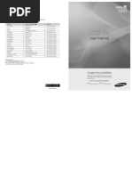 Samsung LN40B550K1 Usuario PDF