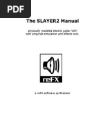 Refx Slayer2 Manual