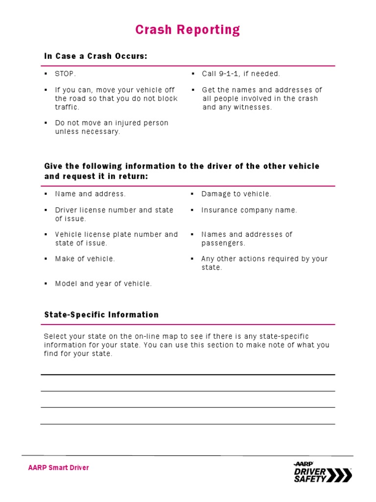 Crash Reporting Guide | PDF | Law