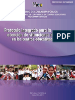 Protocolo Integrado Atención Violencia MEP Primaria PDF