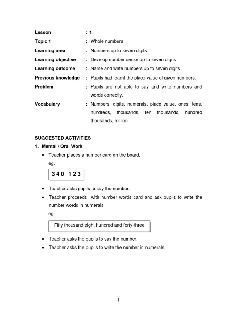 Teaching Seven-Digit Numbers | PDF | Decimal | Fraction (Mathematics)