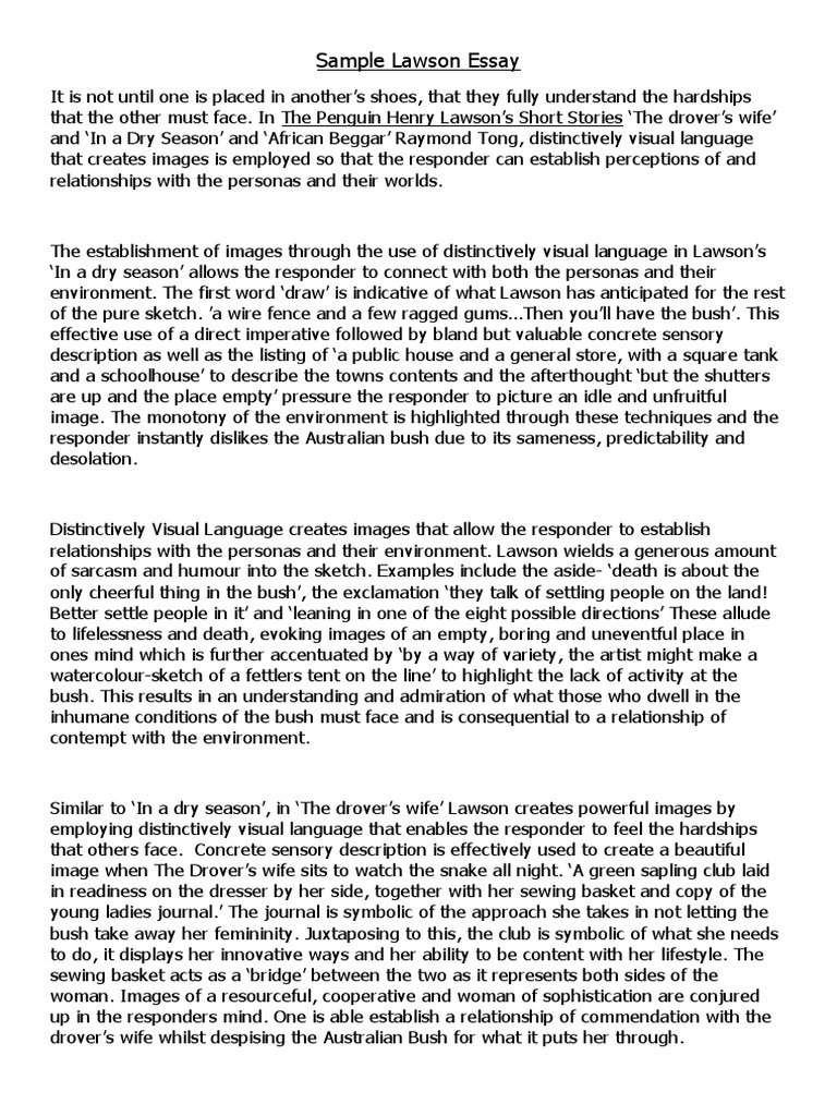 Essay about perception in life picture