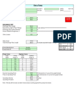 working point centrifugal pump