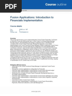 QA-Fusion Applications Introduction To Financials Implementation PDF